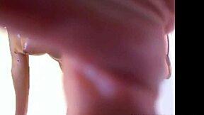 Tanned beauty masturbates with a dildo on webcam