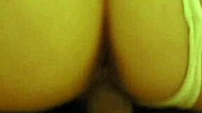 White boy's big dick gets ridden hard