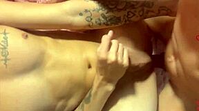 Five well-endowed men in a non-stop gay orgy