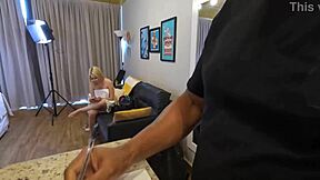 Slut’s hardcore interracial and anal sex in the backstage of a porn movie