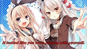 Jerk off instructions for Amatsukaze Shimakaze anime dual team effort