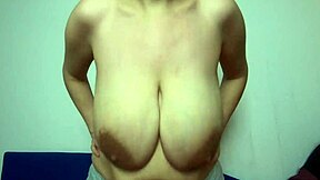 Big bouncing natural tits