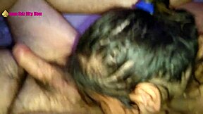 Cheating wife enjoys a hairy rimjob with a macho man
