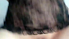 Close up of a hairy pussy getting a creampie