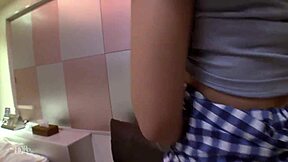Amateur Japanese wife's first ever porn shoot in a documentary style video