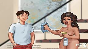 Cartoon porn with Summertime Saga characters