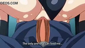 Japanese threesome with big dicks and small tits in a hentai compilation