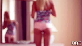 Sexy triathlete pornstar Christen Courtney reaches orgasm by fingering