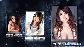 3 womanizer men in a hardcore Japanese gang bang