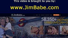 An older man and a younger one have a threesome with a European amateur in stockings
