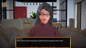 A walkthrough of the visual novel style game My new stepfamily 604