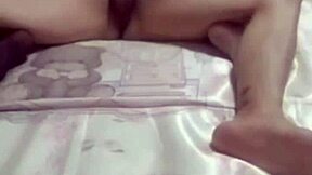 Married woman with hairy genitals has sex with a small penis in a gay scene