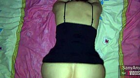 Beautiful wife in stockings serves her big cock lover
