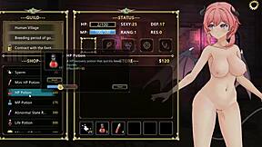 Beautiful woman joins succubus guild for wild hentai fun