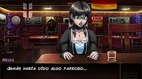 Cross dressing witch makes a deal in this dark animated porn