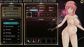 Beautiful woman joins succubus guild for wild hentai fun
