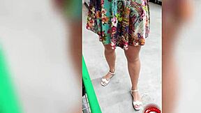 Big black cock and amateur action in public streets
