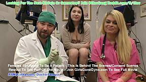 Asian beauty Mina Moon faces humiliating gyno exam reality