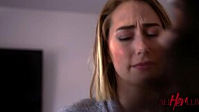 Coming Out with Blonde Teen in Wet Fingering Tribbing Scene