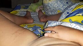 Stepsister Spies from Closet as I Jerk Off and Masturbates Too