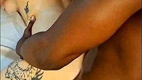 Redhead gives blowjob to black gamer in this porn video