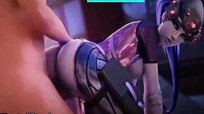 Hardcore animecum experience with stepdad in a game