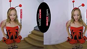 Reallitylovers’ VR experience with freaked out ladybug costume is hot!