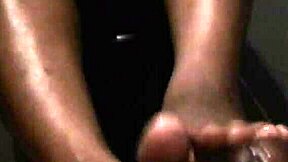 Hot July's foot fetish erotic pies and toejob experience with a biracial couple