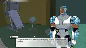 Hentai game with Starfire and other characters from the Titans series