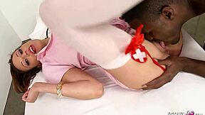 Mature doctor seduces BBC patient for a hot hospital romp