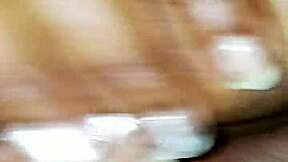 Beautiful woman gets an interracial facial in a very hot scene