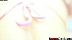 Beautiful woman gets her pussy fucked by black gardener in the backyard