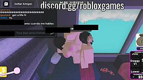 Rich pussy eating slut in Roblox condo