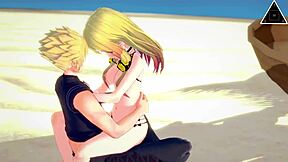 Big-boobed blonde Marin Kitagawa gets monster cock in Koikatsu