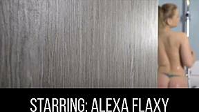 Petite teen Alexa Flaxy enjoys hardcore anal and creampie