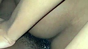 Petite red-haired woman with a nice ass gets black cock