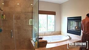 I am in the shower right now