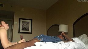 Amateur white girl gets black cock for pleasure