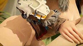 SFM compilation featuring big tits and deepthroat action