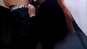 Skinny Latina gets her ass fucked in public classroom