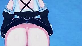 Rem, the innocent looking maid from Re:Zero, gets into some steamy action
