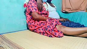 Indian teacher gives a good blowjob to a student's big cock