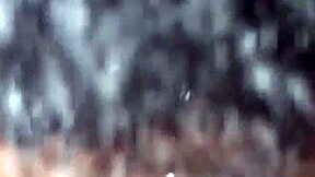 A big black cock cums inside a horny Latina’s vagina