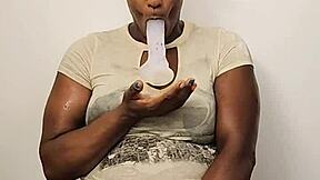 Ebony Milf Masturbates in Shower Fully Clothed KuroyukiExperience