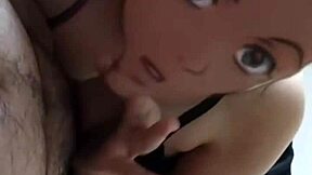A blowjob to a big cocked otaku in Frangi Plaza