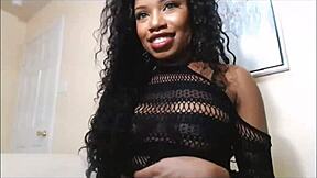 Black beauty with an amazing ass and pussy lips