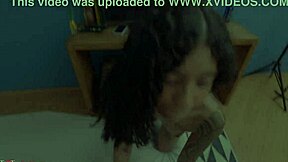 POV blowjob with a tattooed Latina slut Ariella Ferraz