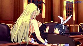 Futa babes in Ikaruga and Katsuragi get wild in hentai