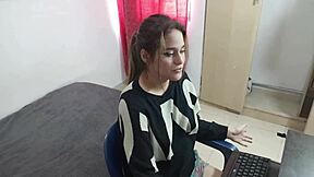Helping my step-sister to relax a bit – Part 1