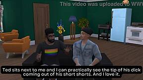 Gay gym session turns into wild group sex party